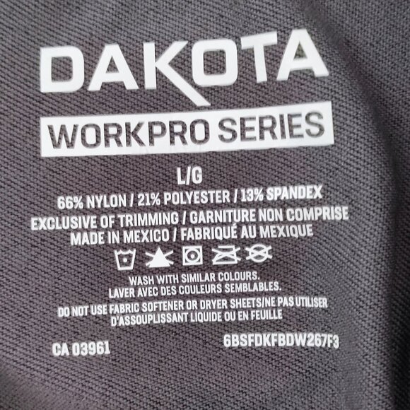 Dakota WorkPro Series Men's size L Camo DriWear Performance Baselayer Top - Picture 5 of 9